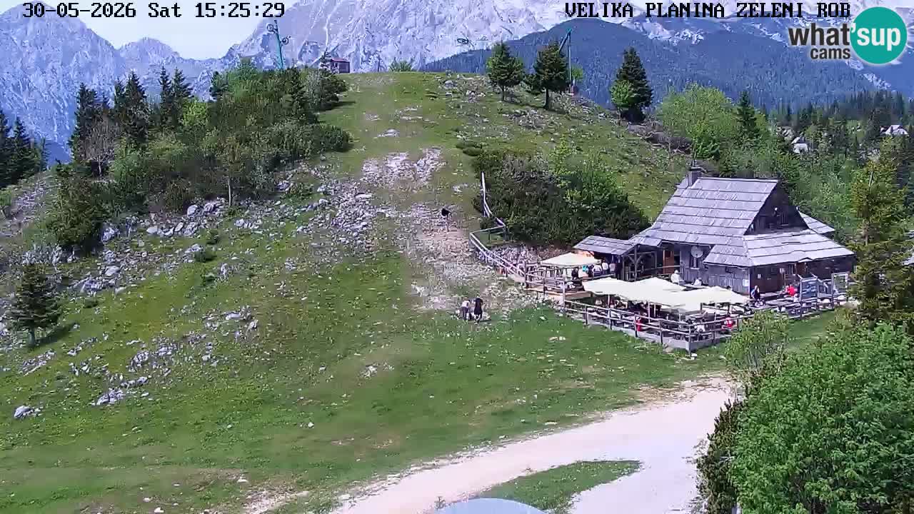 Zeleni Rob | Web kamera Velika Planina