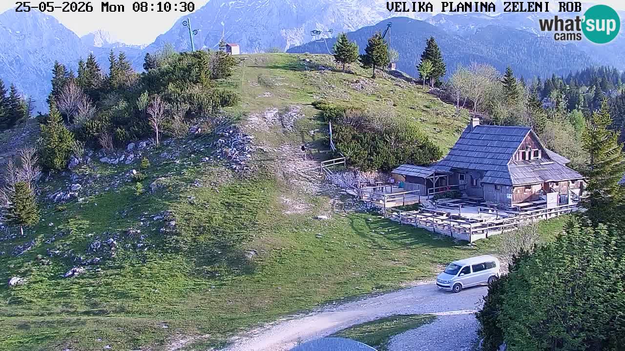 Zeleni Rob | Webcam live Velika Planina