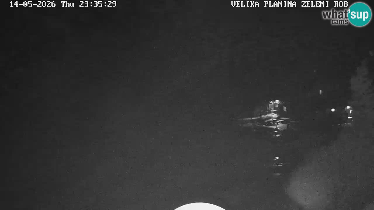 Zeleni Rob | Webcam en vivo Velika Planina