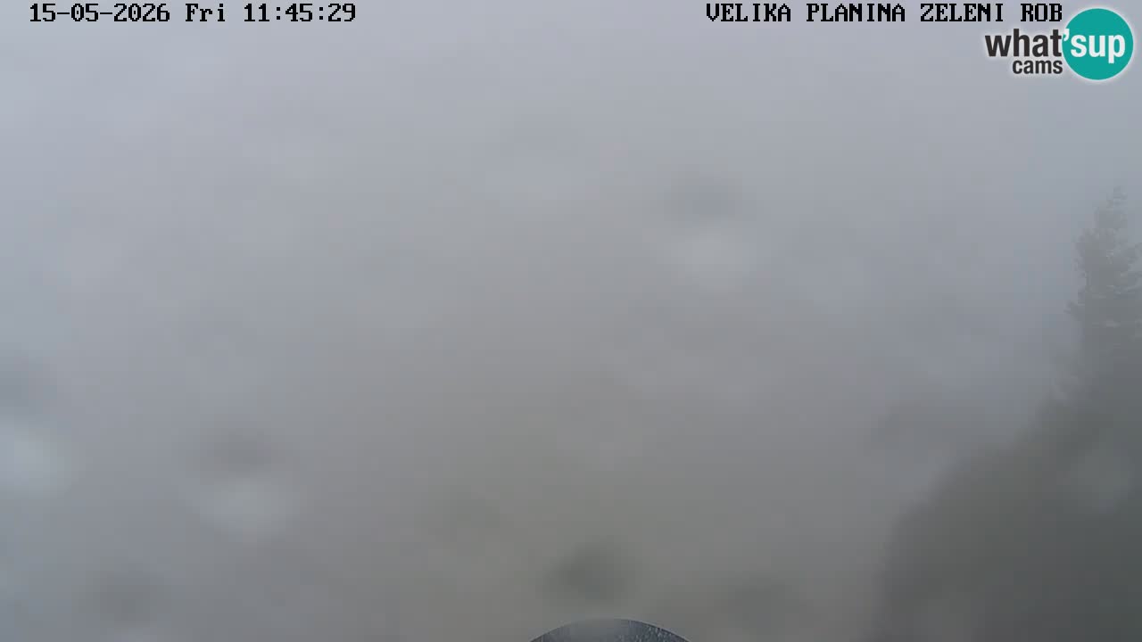 Zeleni Rob | Webcam en vivo Velika Planina