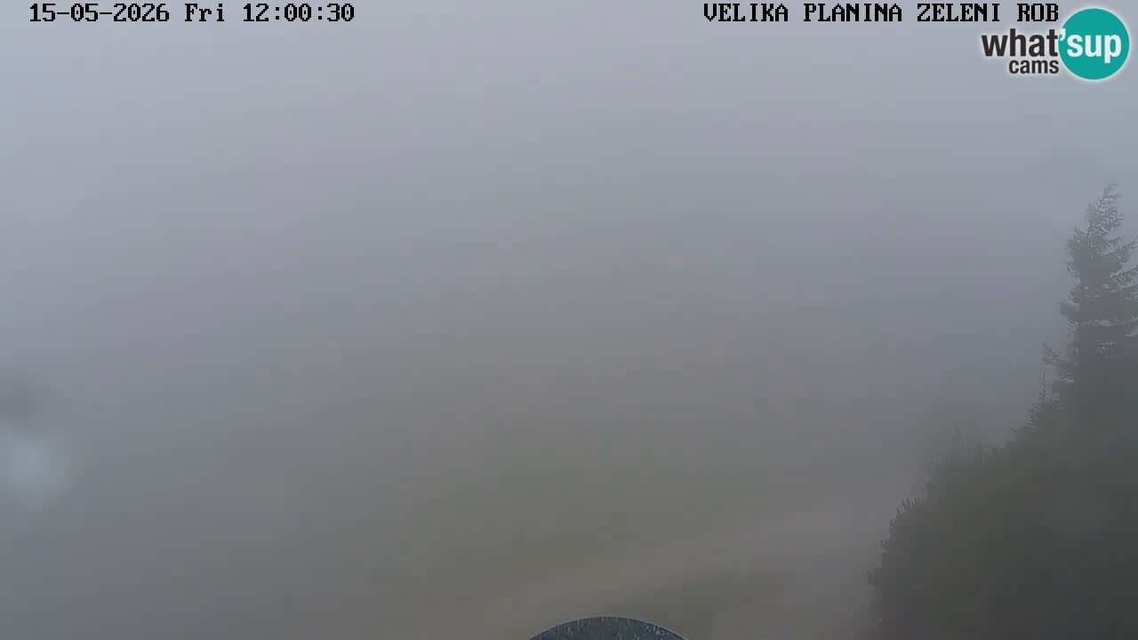 Zeleni Rob – Webcam live | Velika Planina
