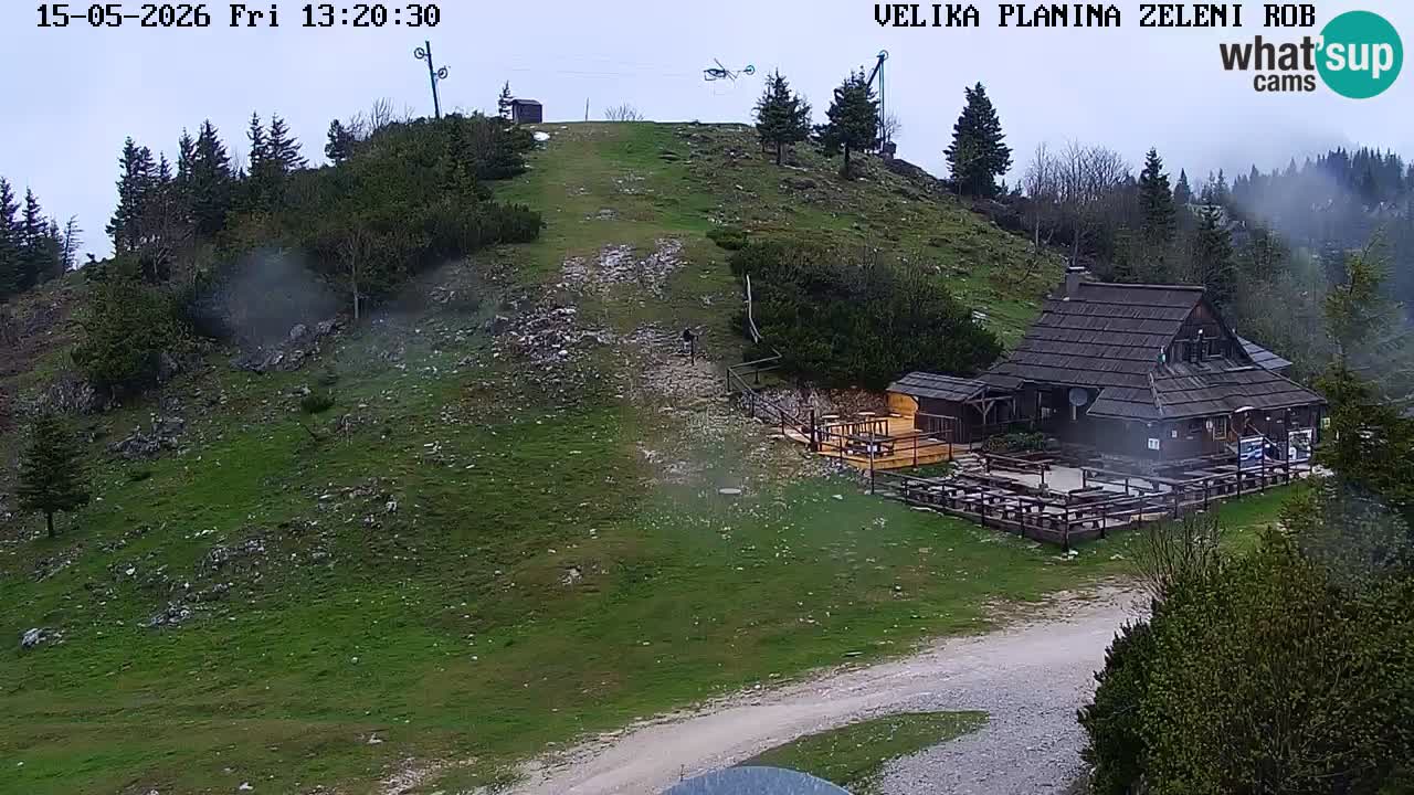 Zeleni Rob – Webcam live | Velika Planina