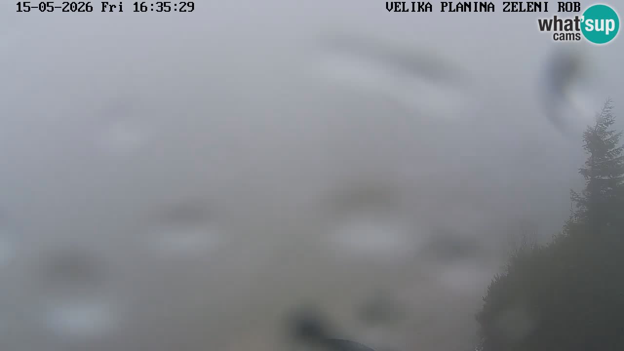 Zeleni Rob – Webcam live | Velika Planina