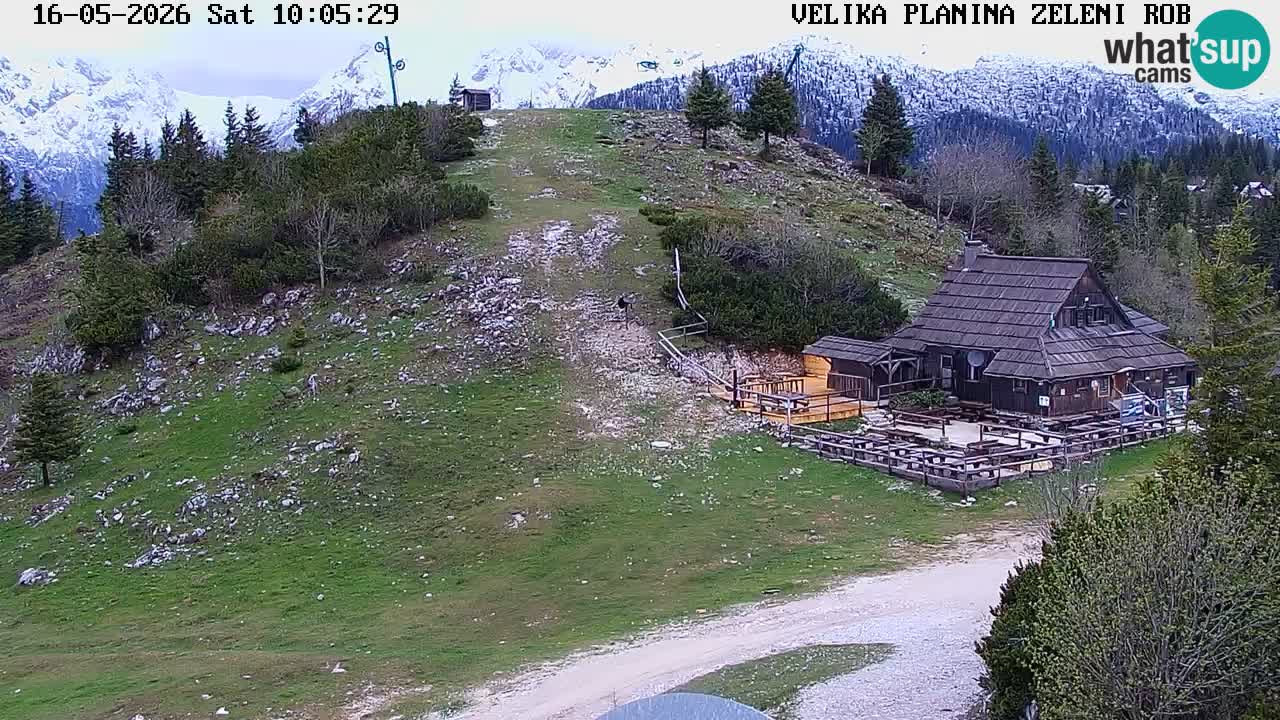 Zeleni Rob – Webcam live | Velika Planina