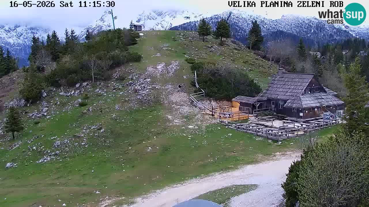 Zeleni Rob – Webcam live | Velika Planina