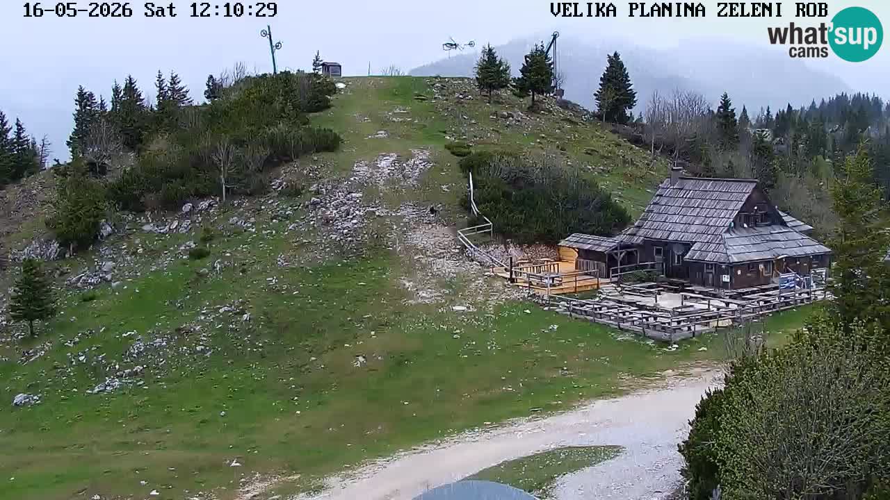 Zeleni Rob | Web kamera Velika Planina