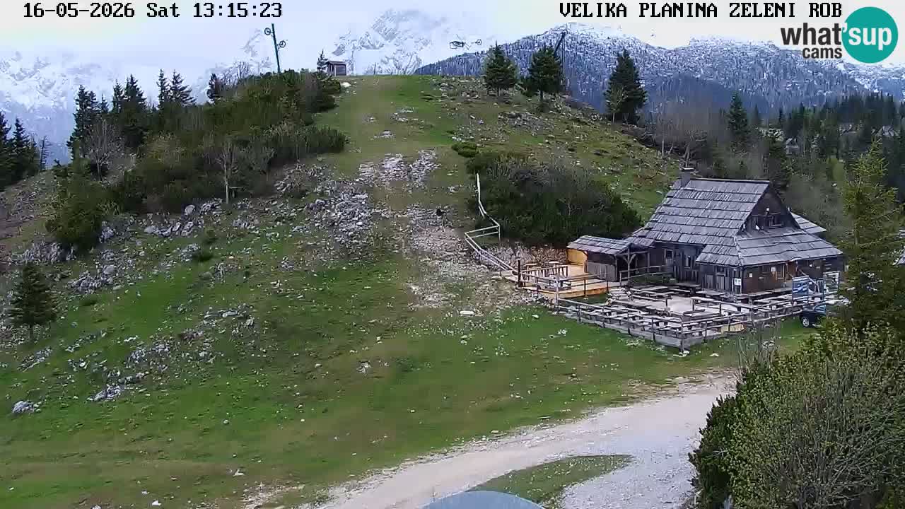 Zeleni Rob – Webcam live | Velika Planina