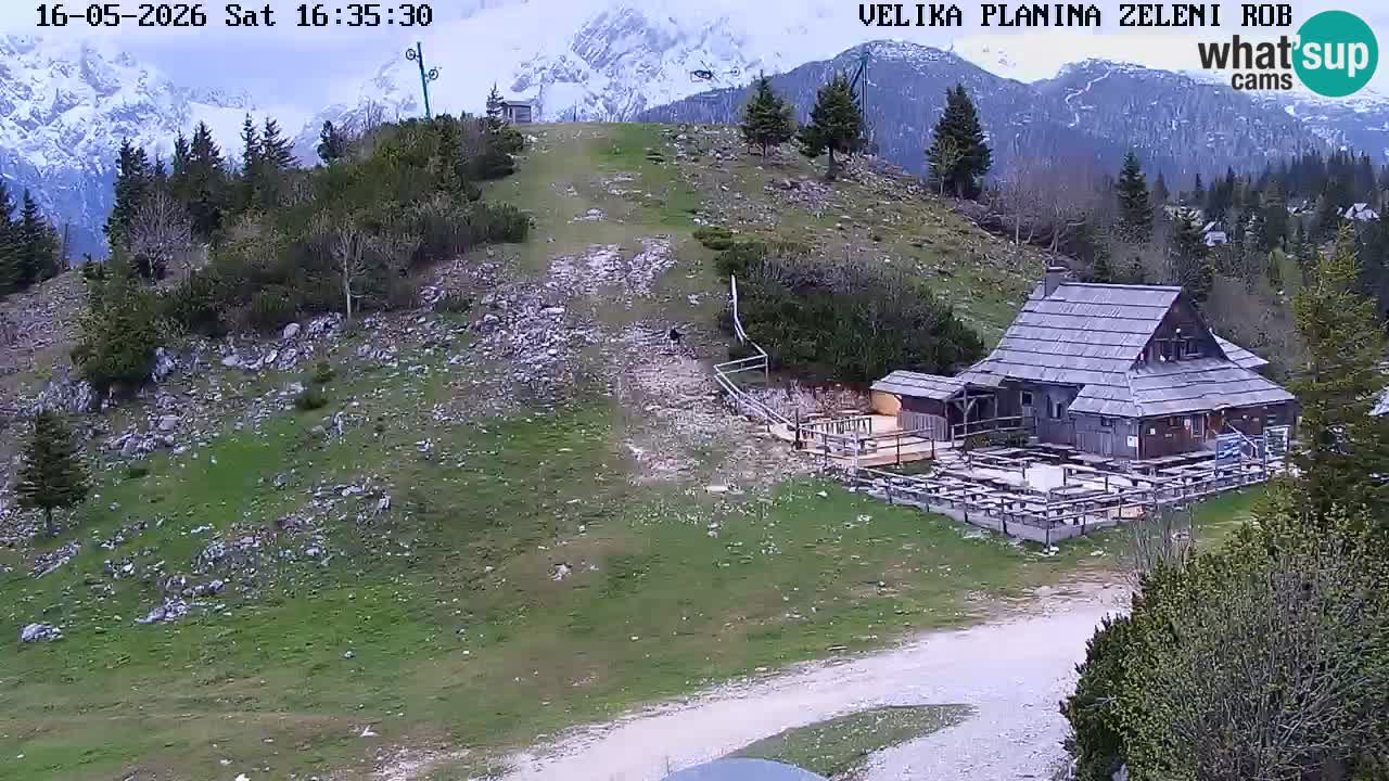 Zeleni Rob – Webcam live | Velika Planina