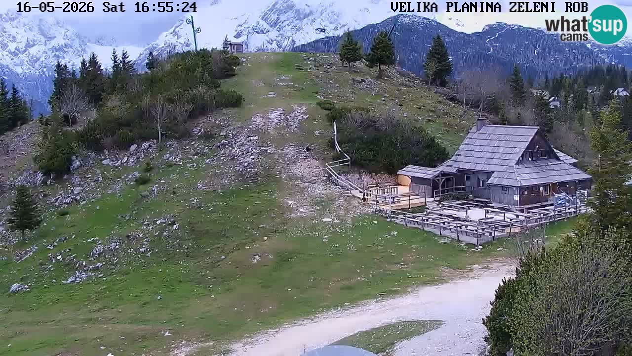 Zeleni Rob | Webcam live Velika Planina