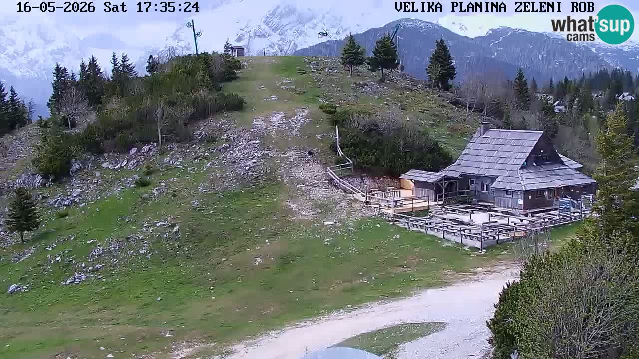 Zeleni Rob | Web kamera Velika Planina