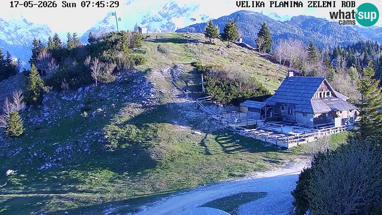 Zeleni Rob | Webcam live Velika Planina
