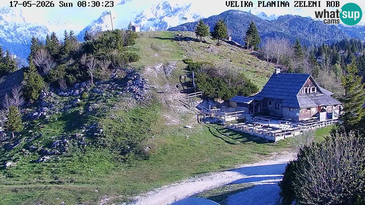 Zeleni Rob – Webcam live | Velika Planina