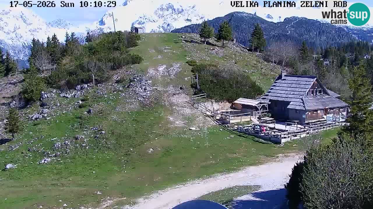Zeleni Rob | Web kamera Velika Planina