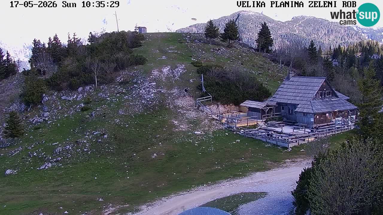 Zeleni Rob | Webcam live Velika Planina