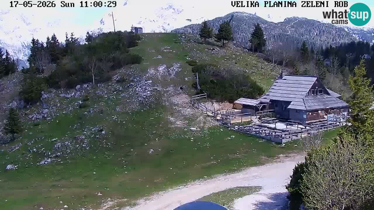 Zeleni Rob | Web kamera Velika Planina