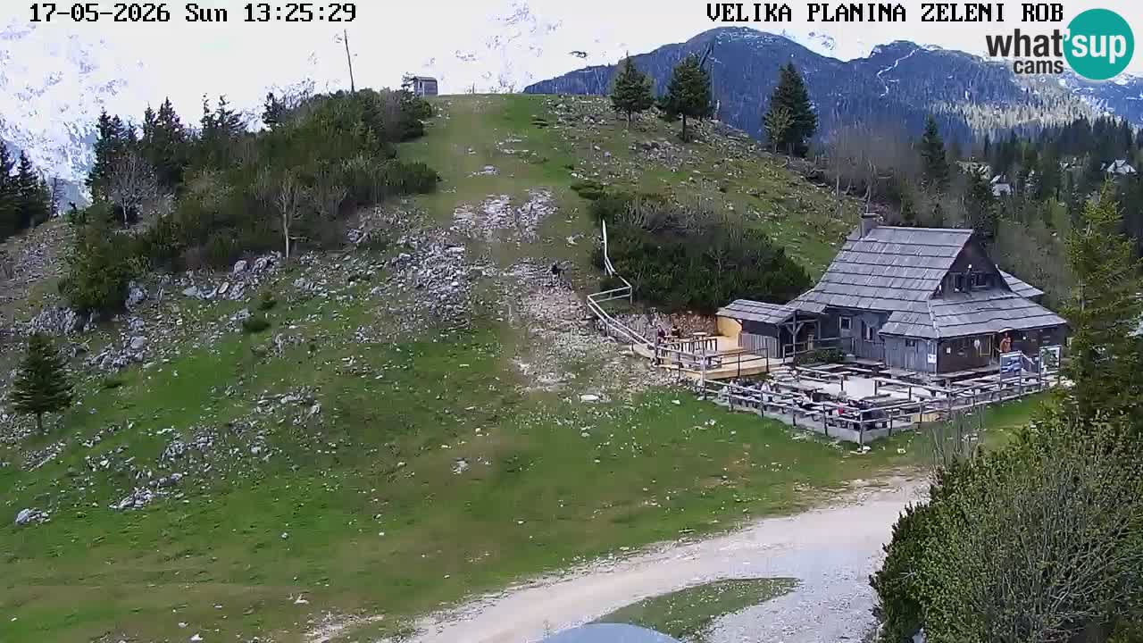 Zeleni Rob – Webcam live | Velika Planina