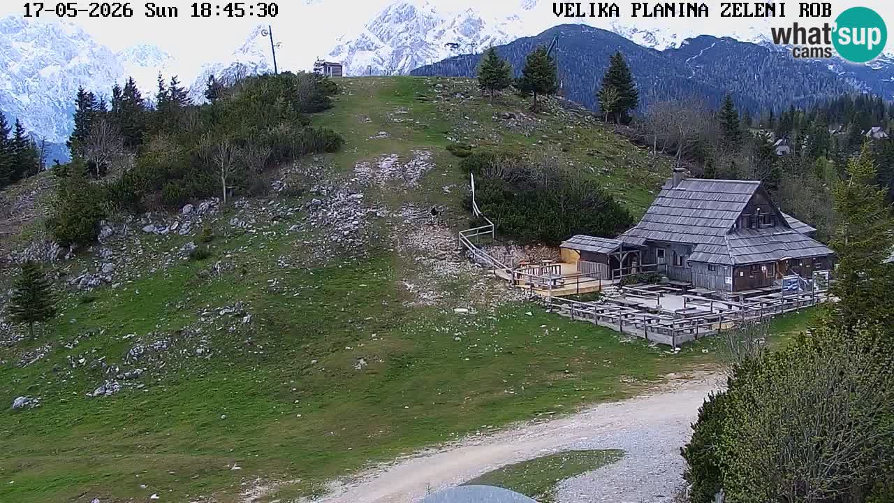 Zeleni Rob | Webcam live Velika Planina