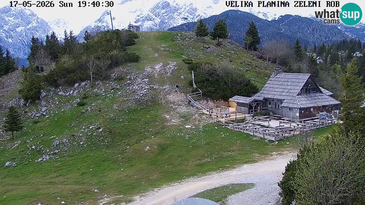 Zeleni Rob | Webcam live Velika Planina