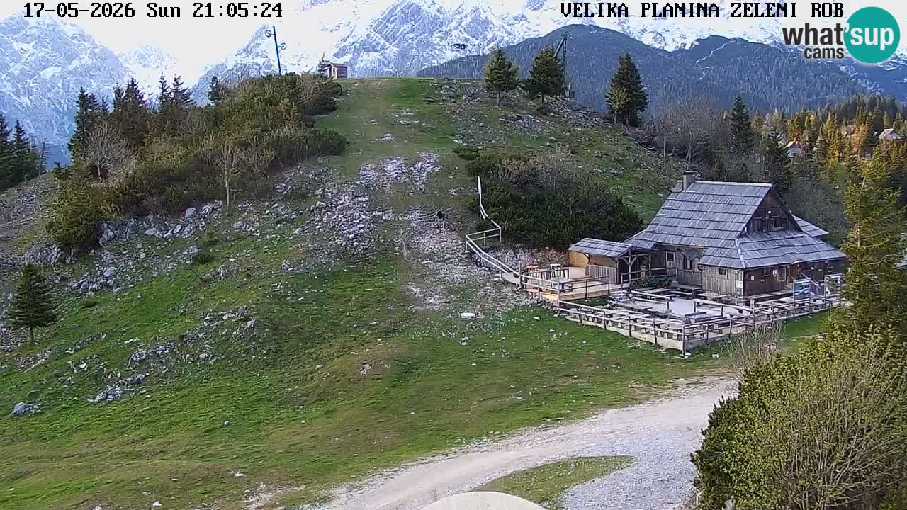 Zeleni Rob | Webcam live Velika Planina