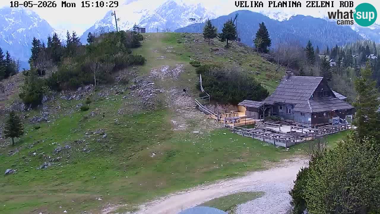 Zeleni Rob – Webcam live | Velika Planina