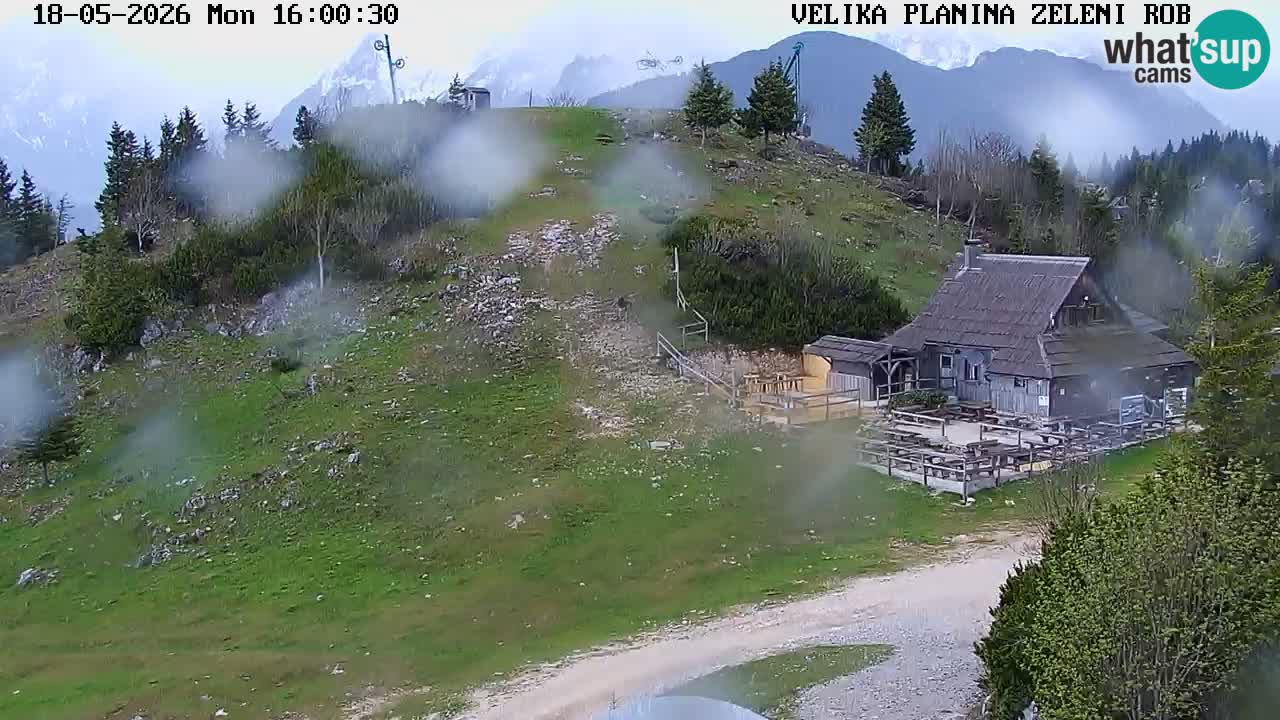 Zeleni Rob – Webcam live | Velika Planina