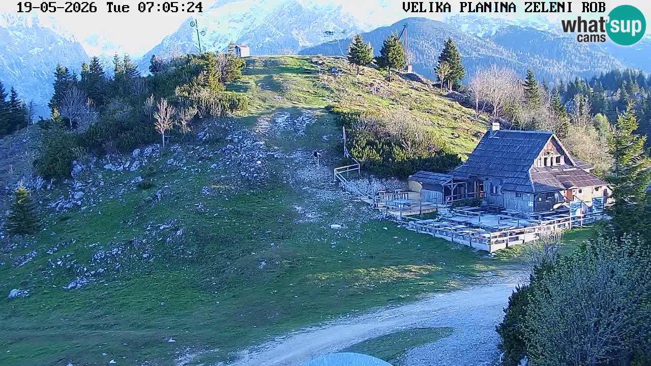 Zeleni Rob – Webcam live | Velika Planina
