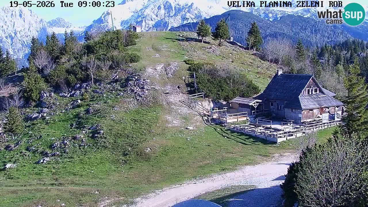 Zeleni Rob – Webcam live | Velika Planina