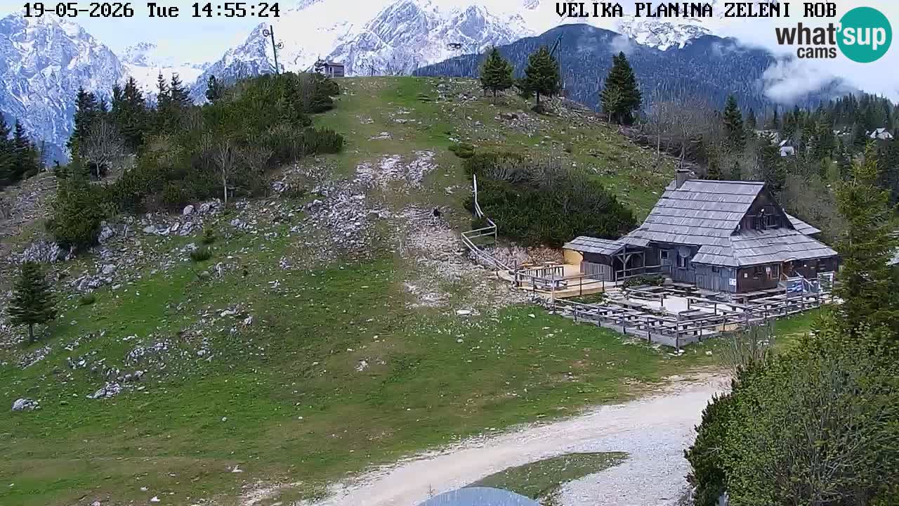 Zeleni Rob – Webcam live | Velika Planina