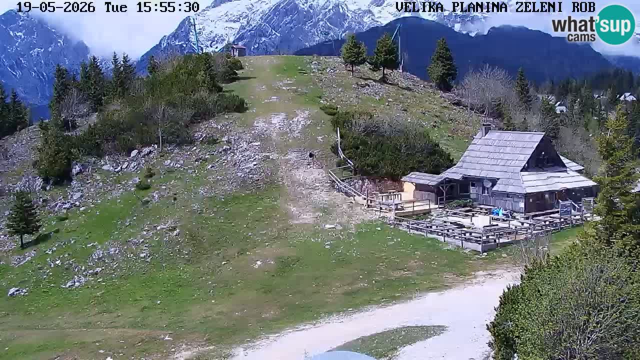 Zeleni Rob – Webcam live | Velika Planina