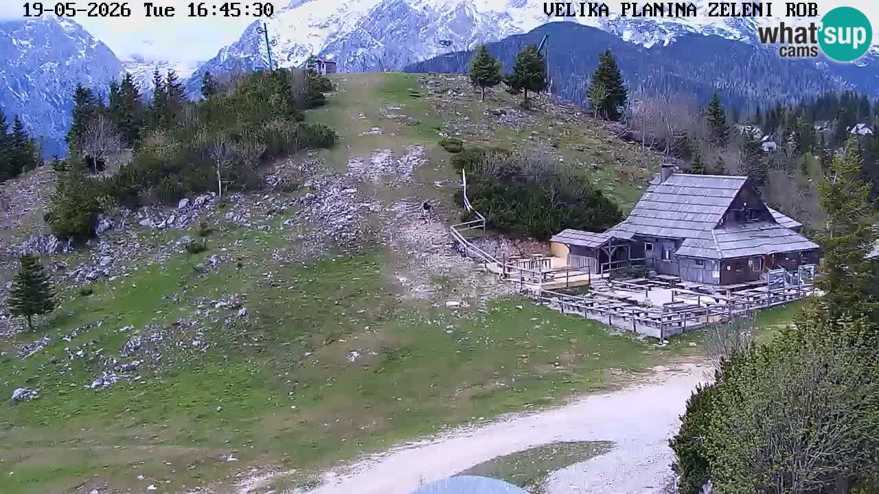 Zeleni Rob – Webcam live | Velika Planina