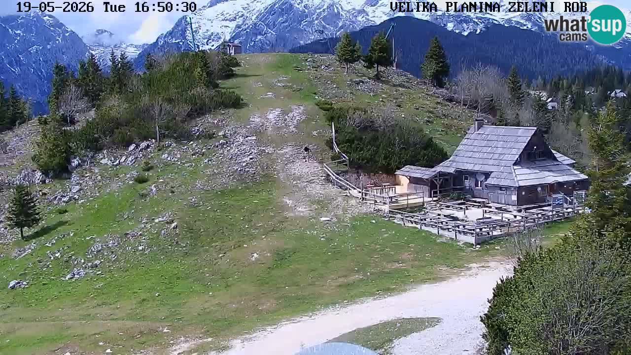 Zeleni Rob – Webcam live | Velika Planina