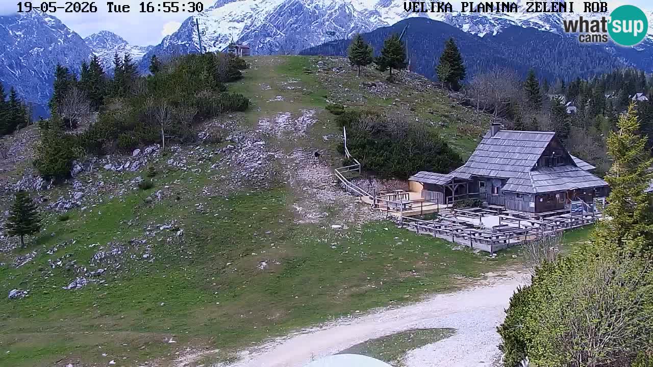 Zeleni Rob | Webcam live Velika Planina