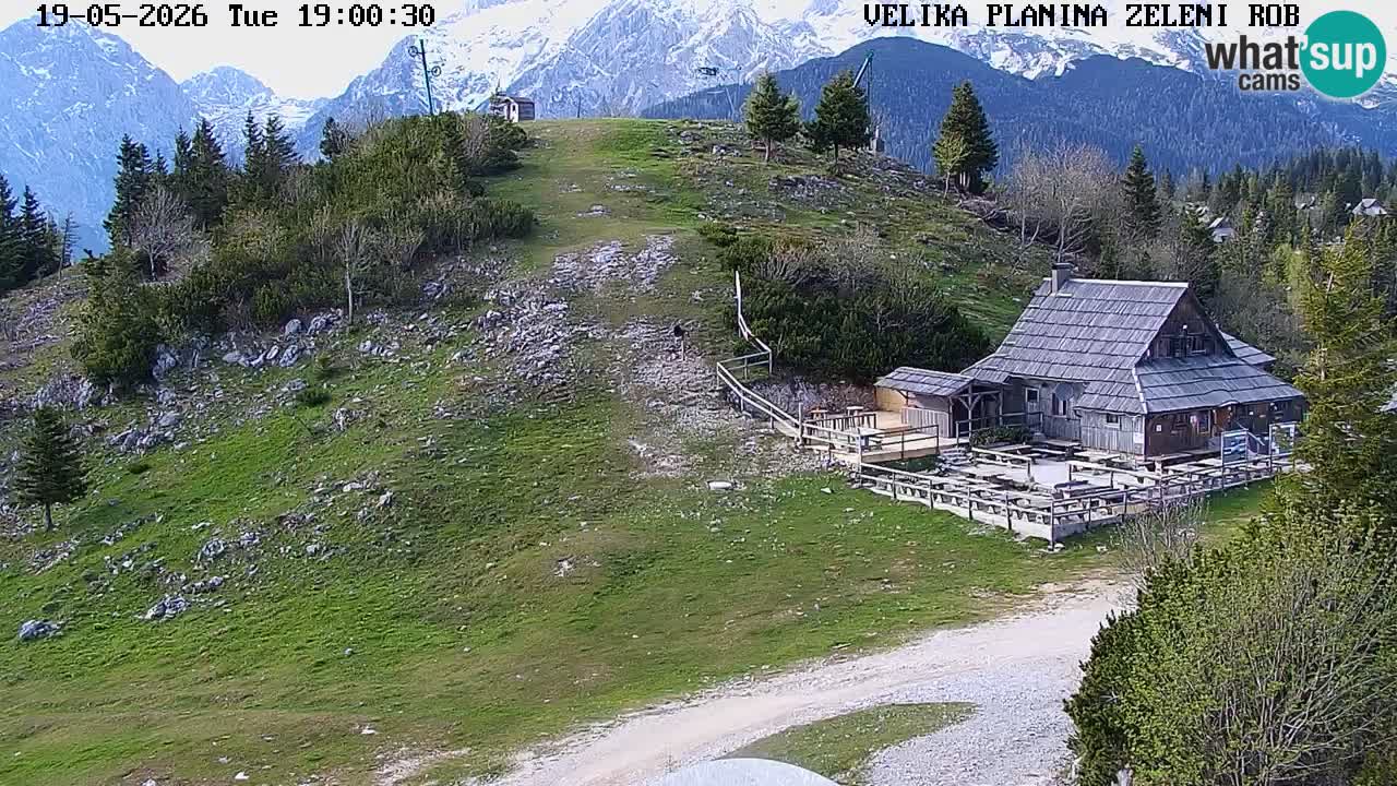 Zeleni Rob | Webcam live Velika Planina