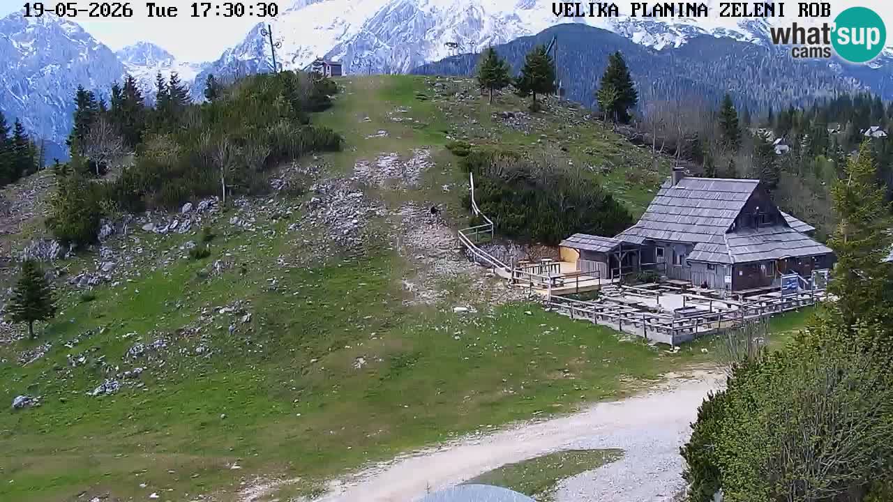 Zeleni Rob – Webcam live | Velika Planina