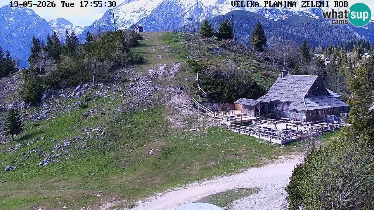 Zeleni Rob | Webcam live Velika Planina