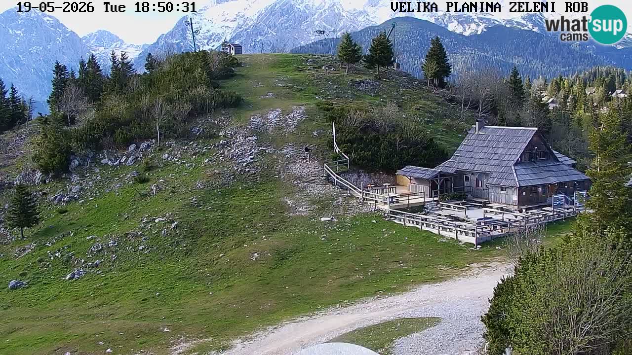 Zeleni Rob | Webcam live Velika Planina