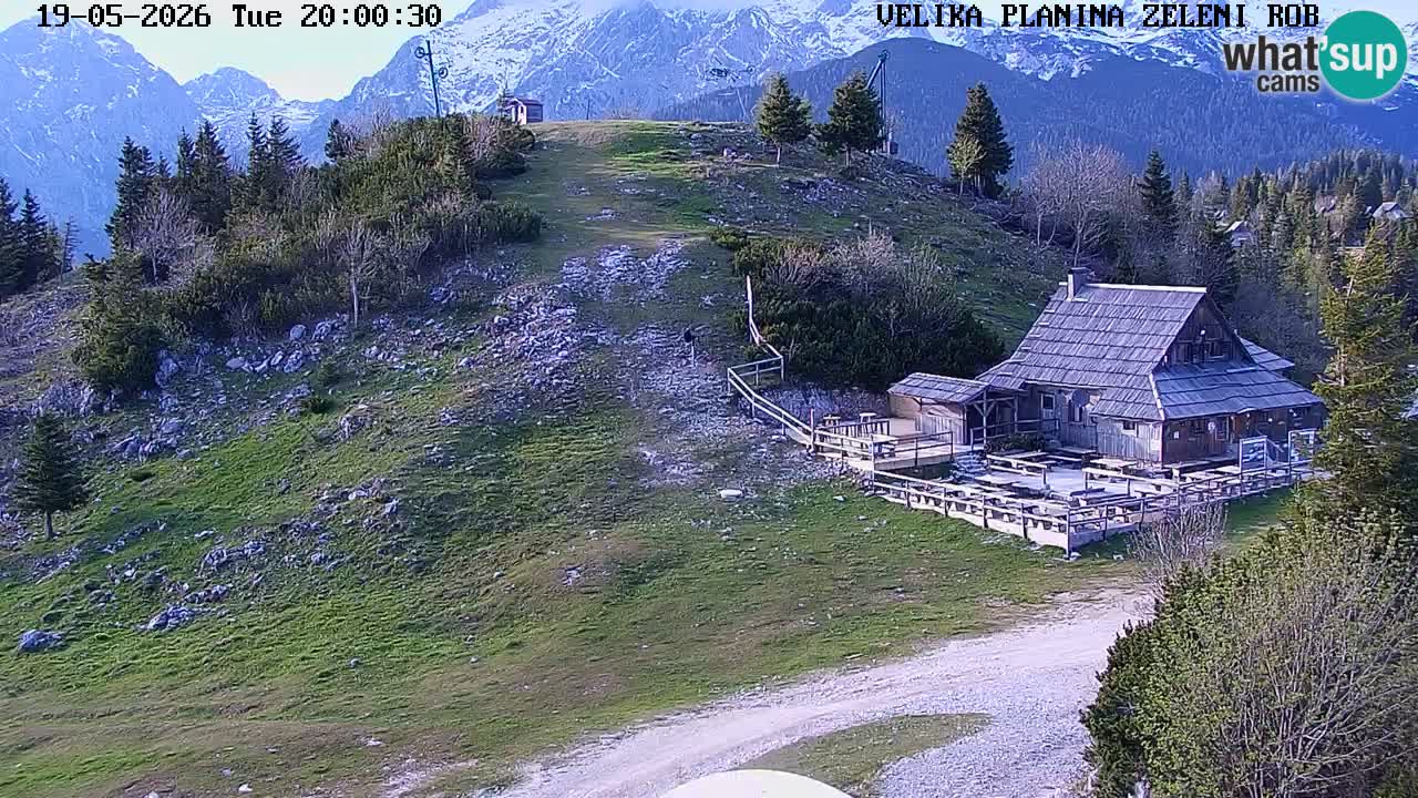 Zeleni Rob | Web kamera Velika Planina