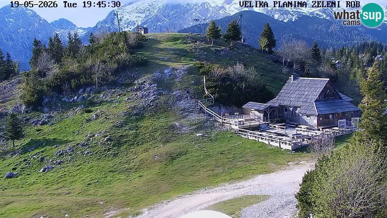 Zeleni Rob | Webcam live Velika Planina