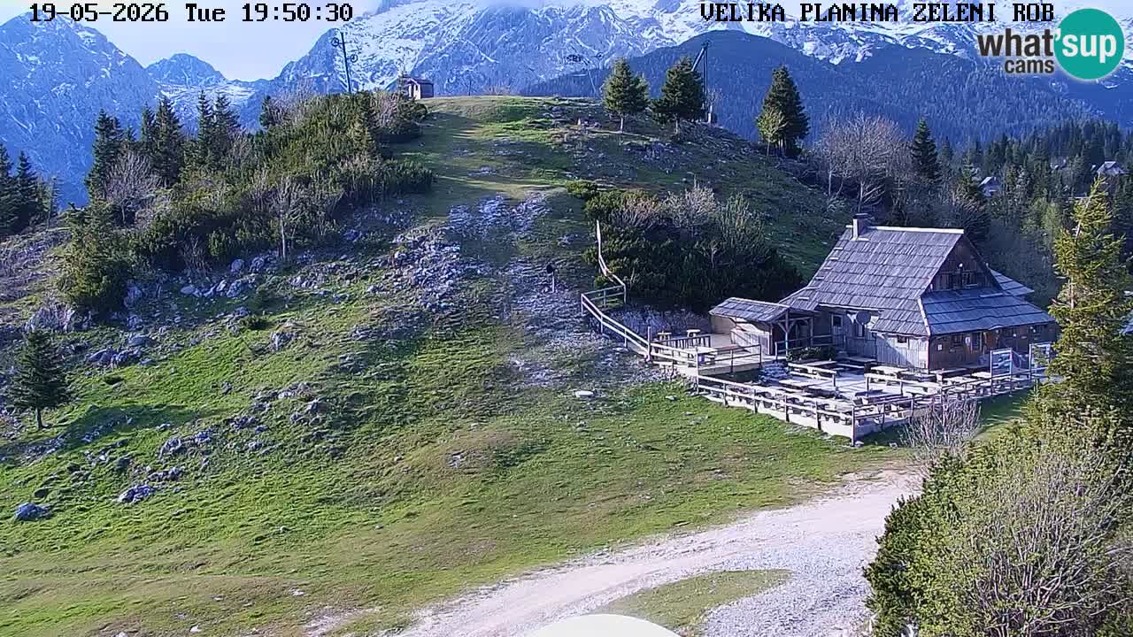 Zeleni Rob | Web kamera Velika Planina