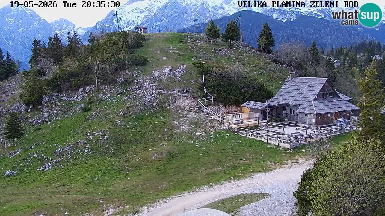 Zeleni Rob – Webcam live | Velika Planina