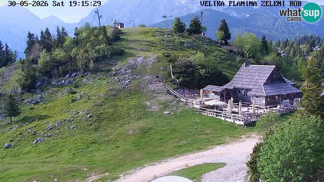 Zeleni Rob – Webcam live | Velika Planina