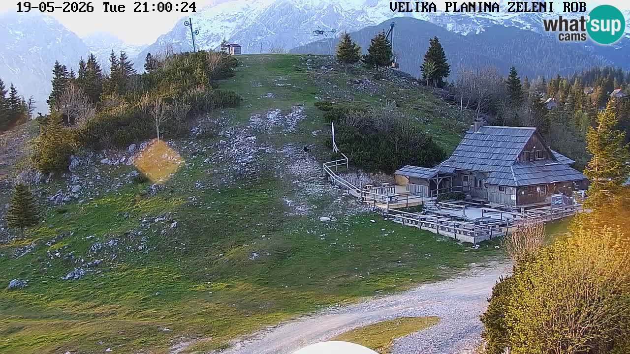 Zeleni Rob | Webcam live Velika Planina