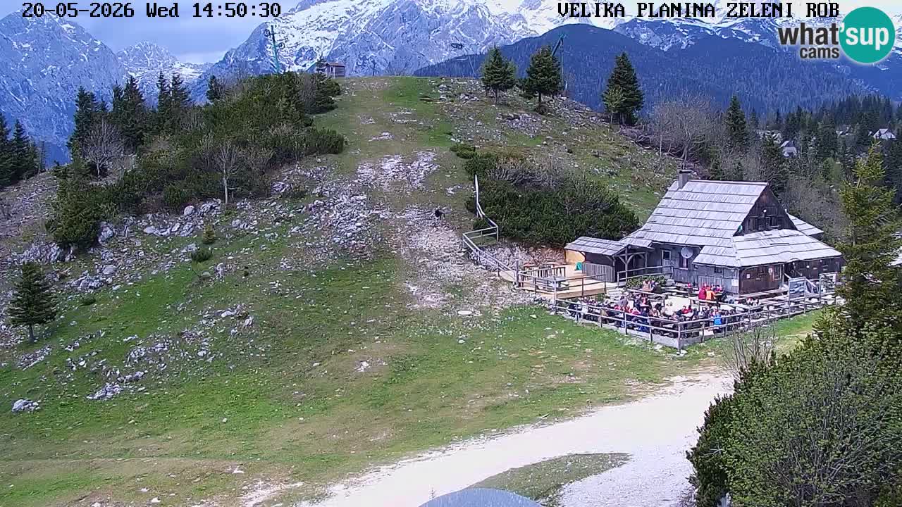 Zeleni Rob – Webcam live | Velika Planina