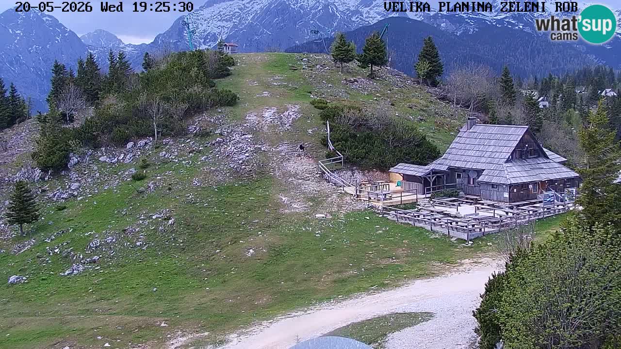 Zeleni Rob | Webcam live Velika Planina