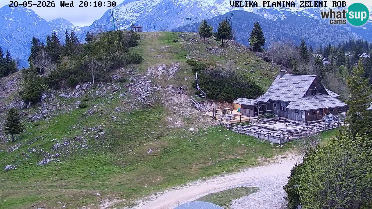 Zeleni Rob – Webcam live | Velika Planina