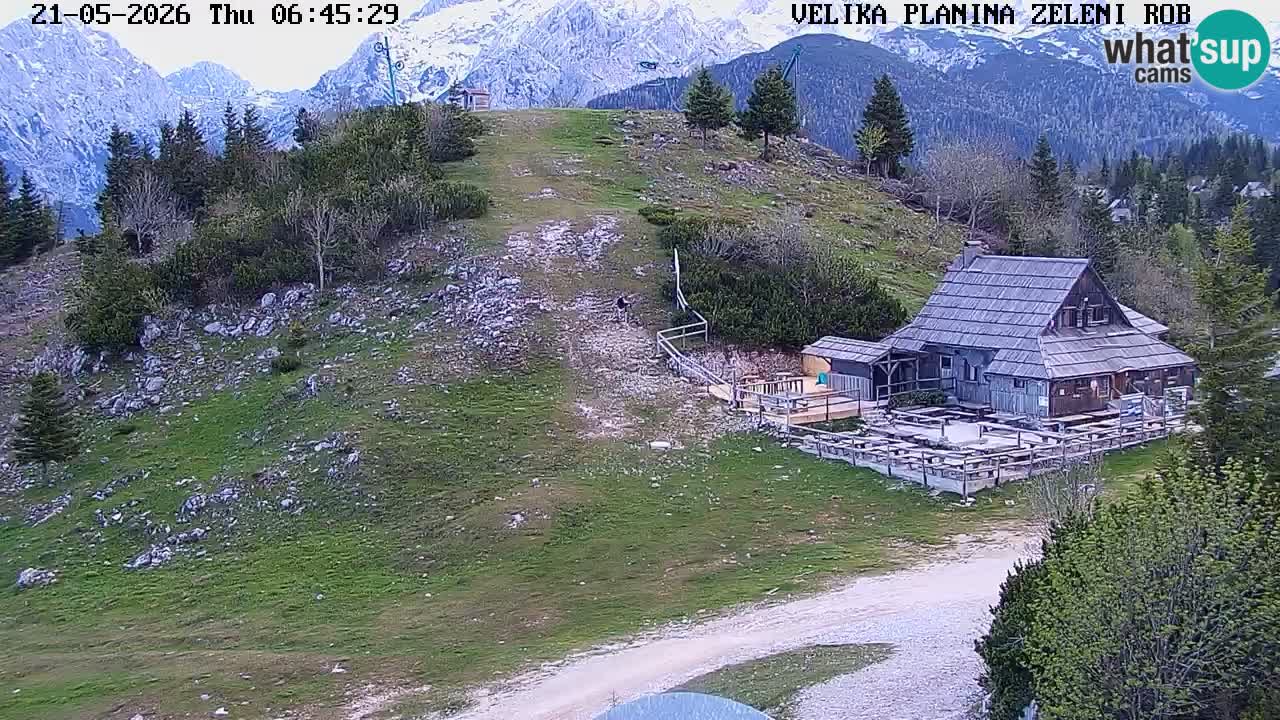 Zeleni Rob – Webcam live | Velika Planina