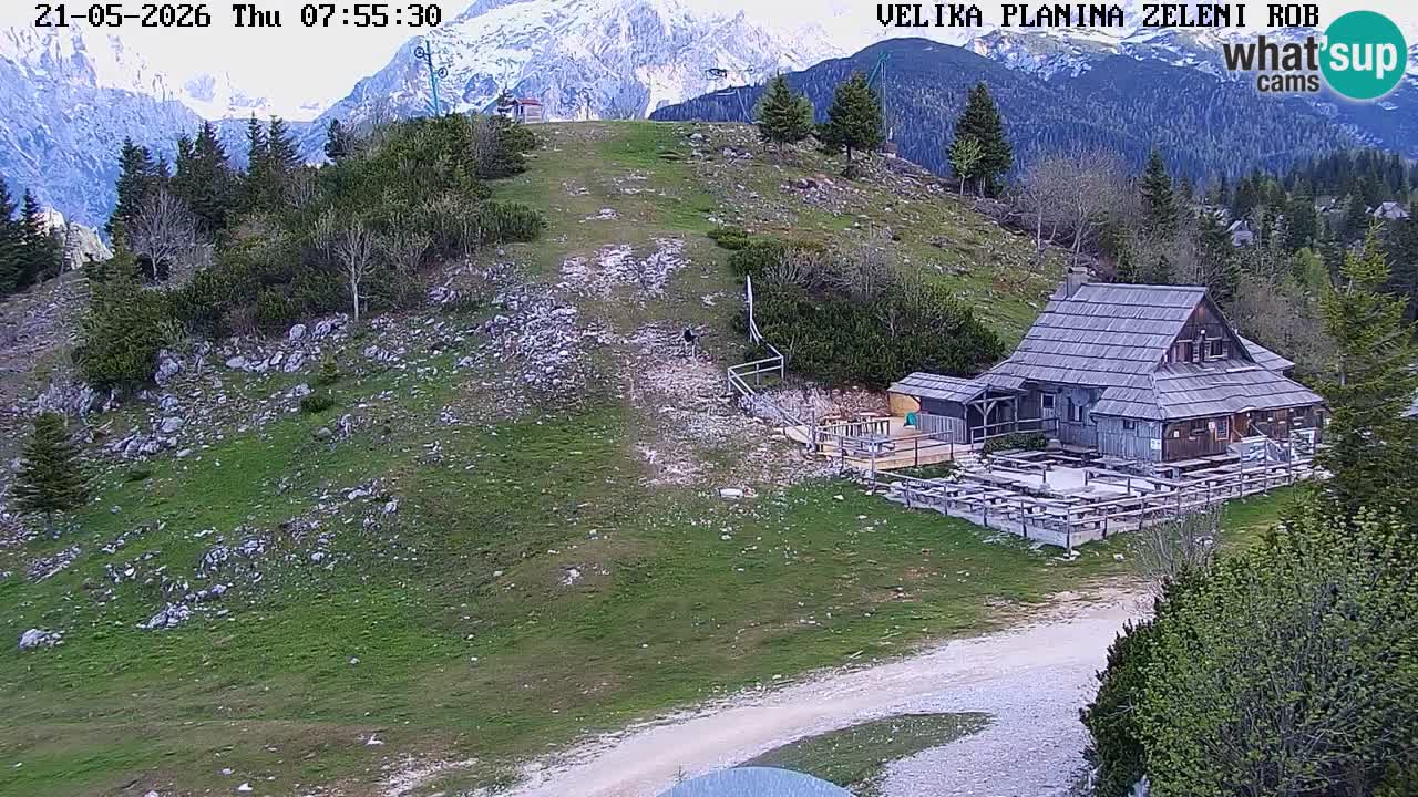 Zeleni Rob – Webcam live | Velika Planina
