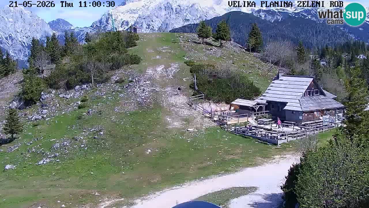 Zeleni Rob – Webcam live | Velika Planina