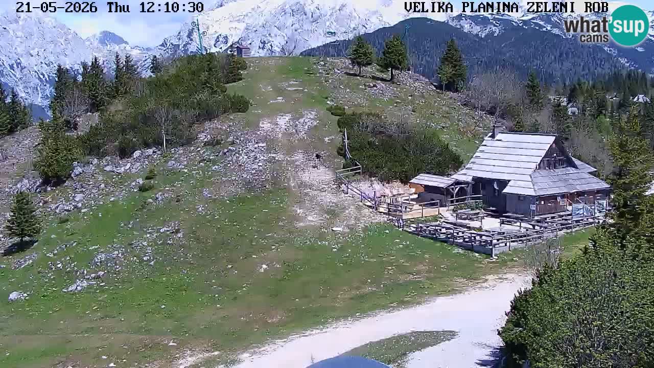 Zeleni Rob – Webcam live | Velika Planina