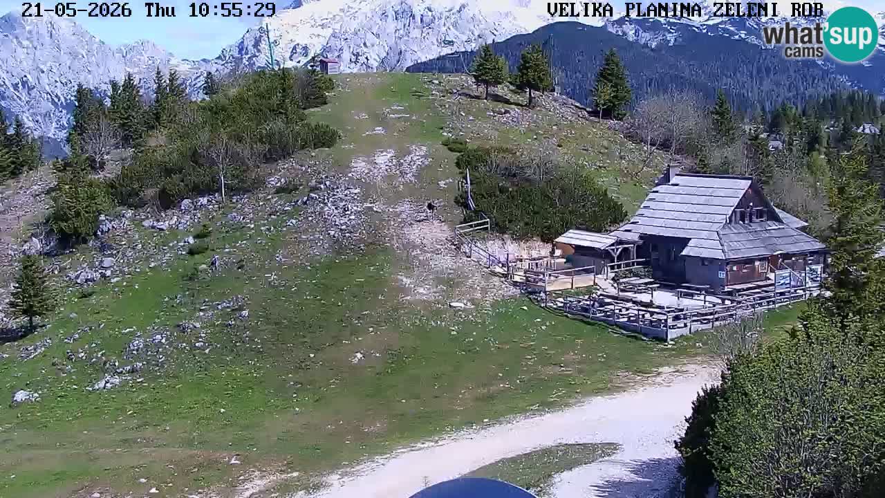 Zeleni Rob – Webcam live | Velika Planina